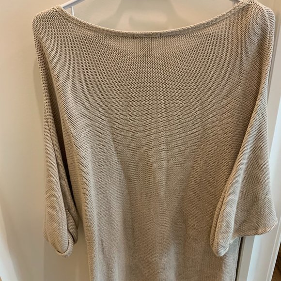 Long Beige Sweater - Picture 3 of 3